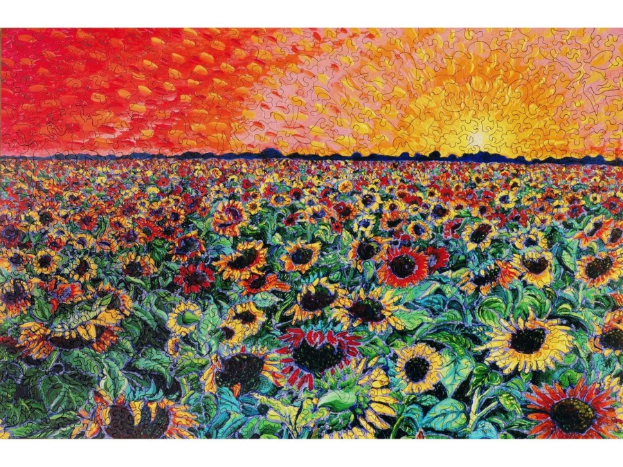 Puzzles Brad Gorman | Sunflower Splatter Paint