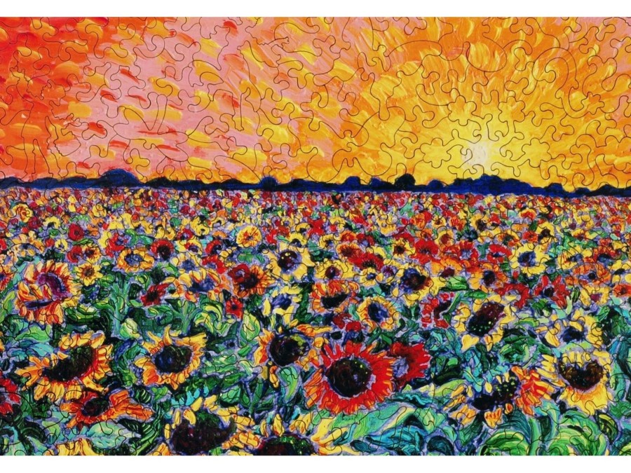 Puzzles Brad Gorman | Sunflower Splatter Paint