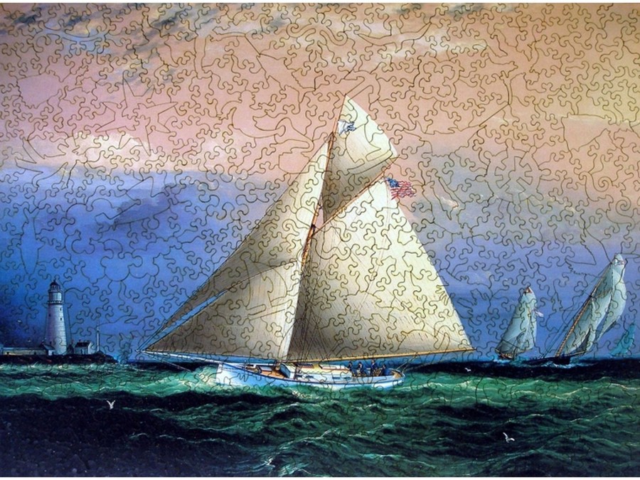 Puzzles Peabody Essex Museum | Yacht Race Off Boston Light