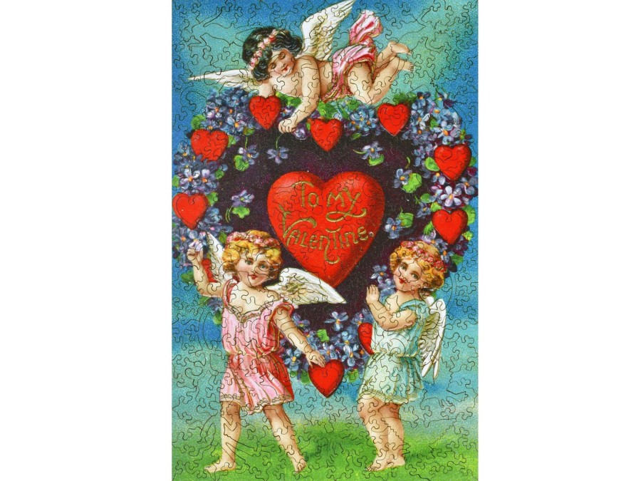 Puzzles Liberty Puzzles | Valentine With Cherubs