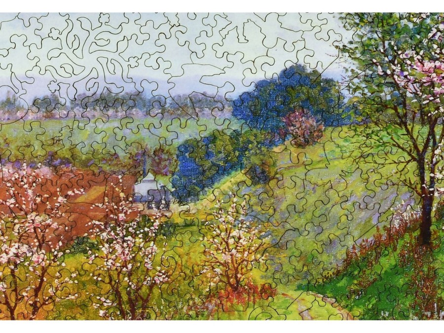 Puzzles Liberty Puzzles | Road With Blossoming Trees