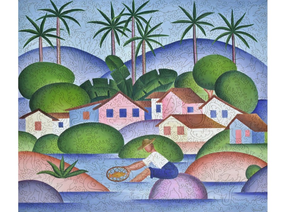 Puzzles Bridgeman | The Fisherman Or, Exotic Landscape