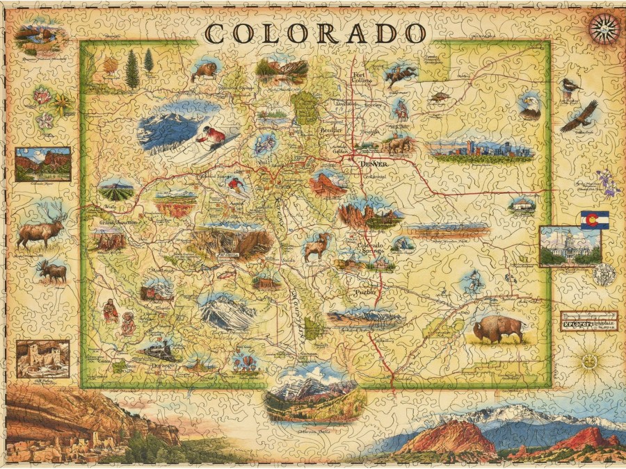 Puzzles Xplorer Maps | Colorado Xplorer Map