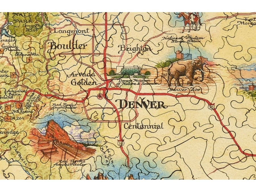 Puzzles Xplorer Maps | Colorado Xplorer Map