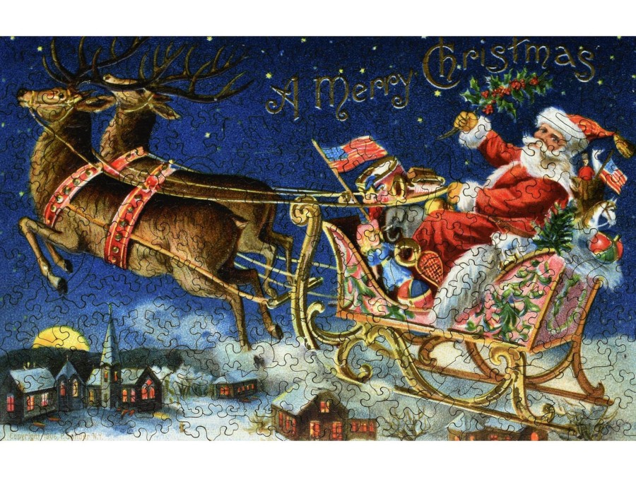 Puzzles Liberty Puzzles | Santa'S Sleigh