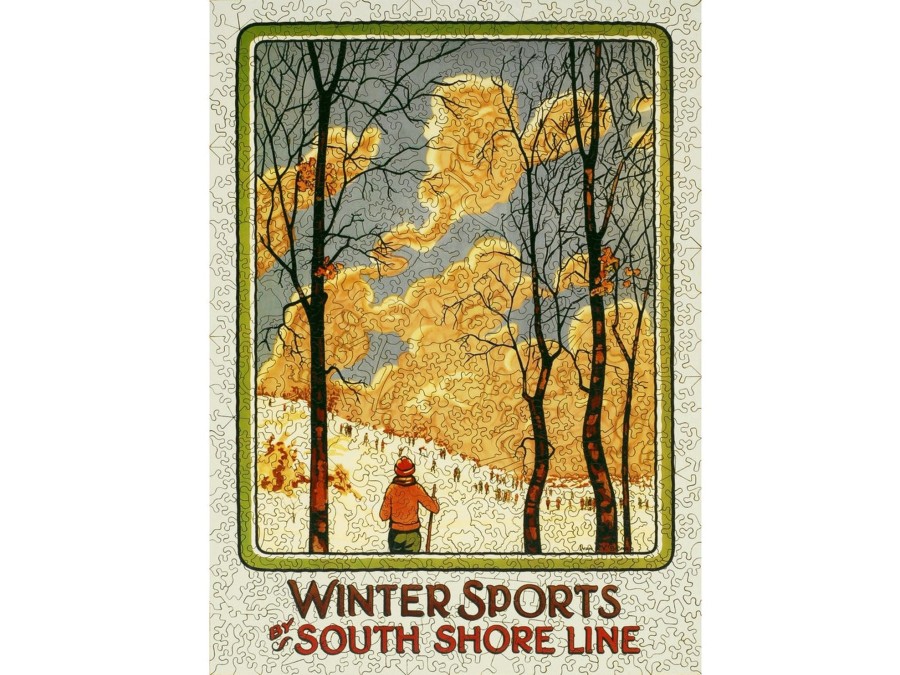 Puzzles Liberty Puzzles | Winter Sports By South Shore Line