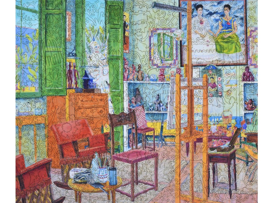 Puzzles Damian Elwes | Frida Kahlo'S Studio