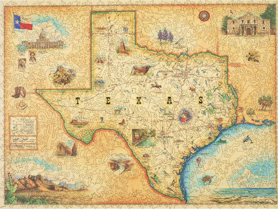 Puzzles Xplorer Maps | Texas Map