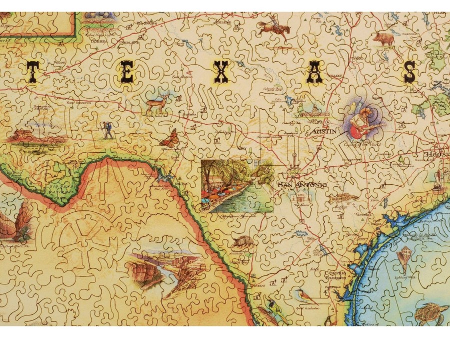 Puzzles Xplorer Maps | Texas Map