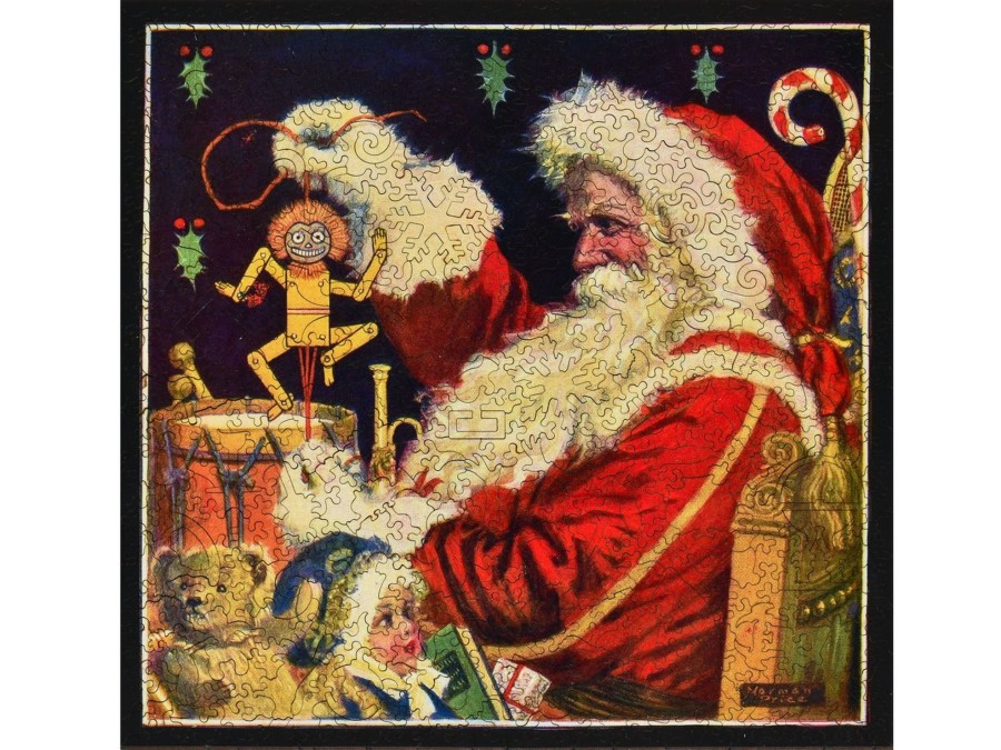 Puzzles Liberty Puzzles | Santa Claus Preparing For His Annual Visit