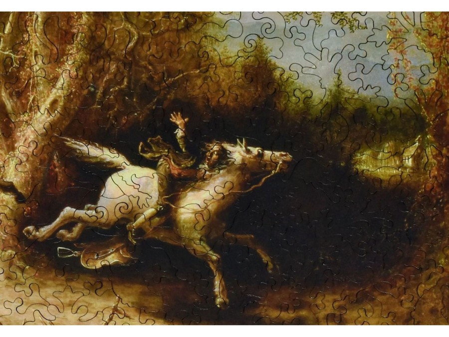 Puzzles Liberty Puzzles | The Headless Horseman Pursuing Ichabod Crane