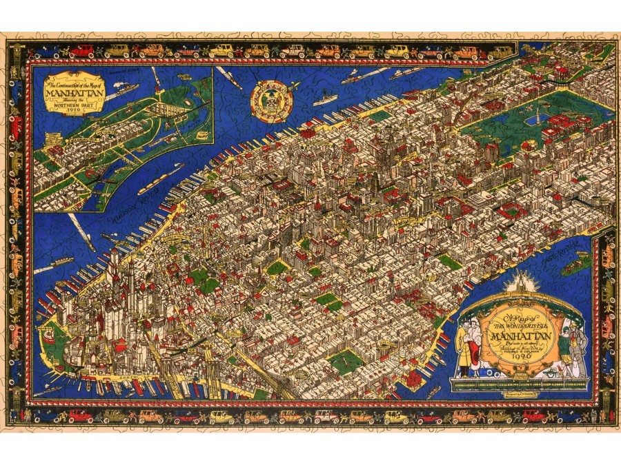 Puzzles Liberty Puzzles | The Wondrous Isle Of Manhattan