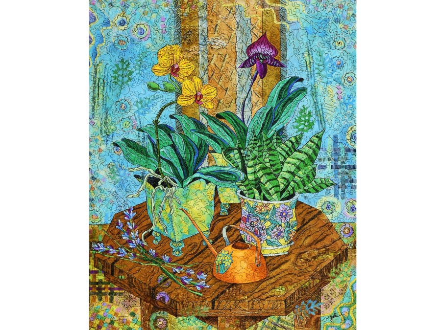 Puzzles Janice Larson | Orchids In East Window