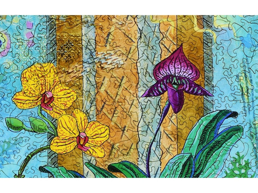 Puzzles Janice Larson | Orchids In East Window