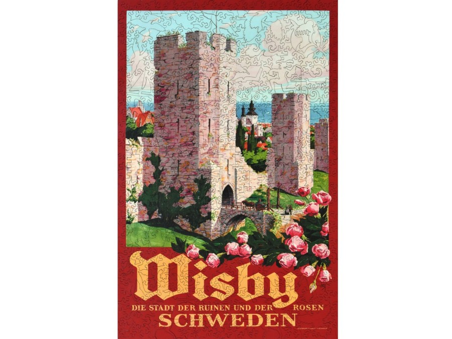 Puzzles Liberty Puzzles | Wisby The City Of Ruins And Roses, Sweden