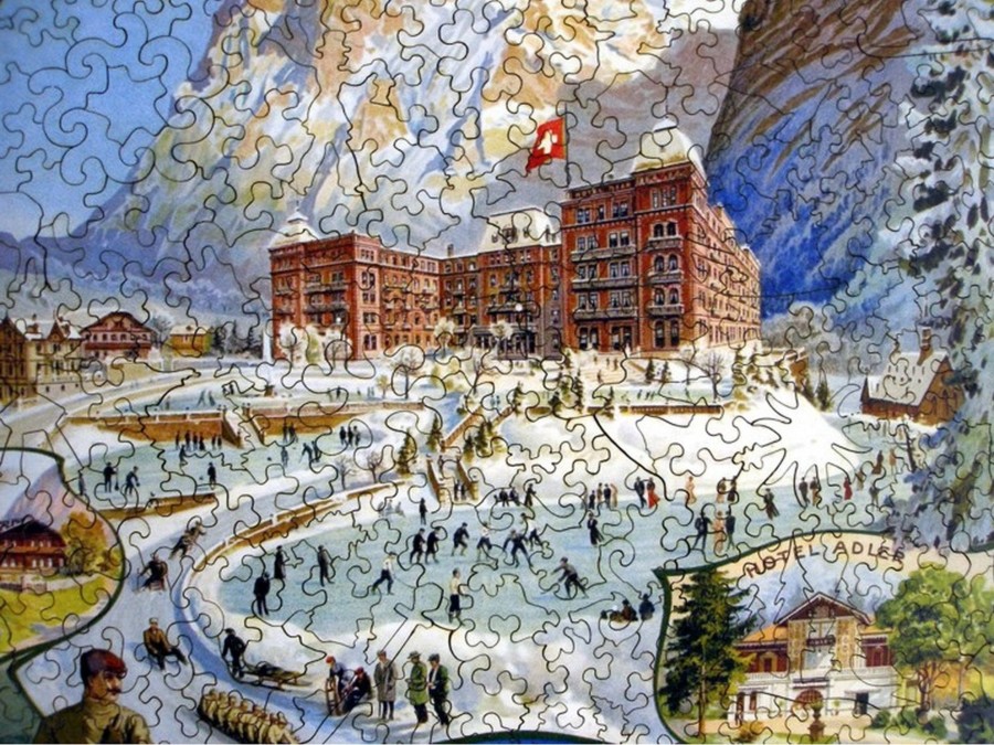 Puzzles Liberty Puzzles | Grindelwald Winter Sport