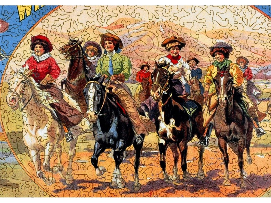 Puzzles Liberty Puzzles | A Bevy Of Wild West Women