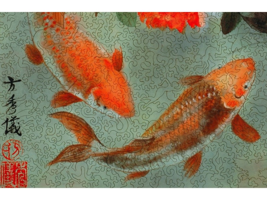 Puzzles Dallas Saunders | Two Koi