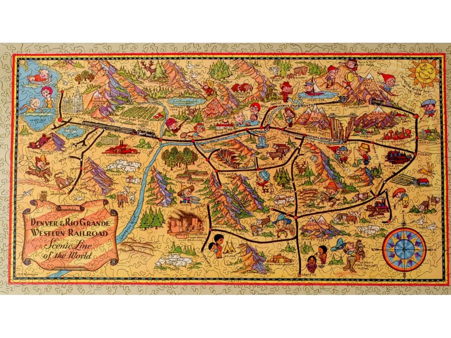 Puzzles Liberty Puzzles | Denver & Rio Grande Western Railroad