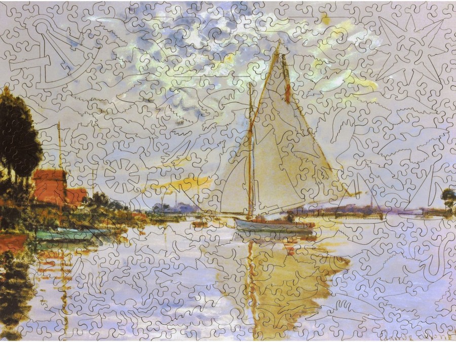 Puzzles Liberty Puzzles | Sailboat At Le Petit-Gennevilliers