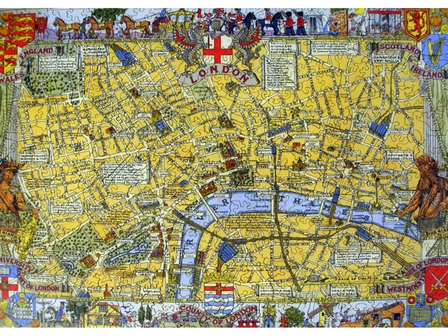 Puzzles Liberty Puzzles | Map Of London