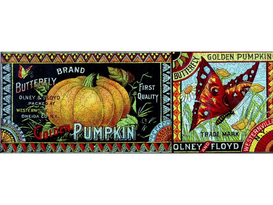 Puzzles Liberty Puzzles | Butterfly Golden Pumpkin