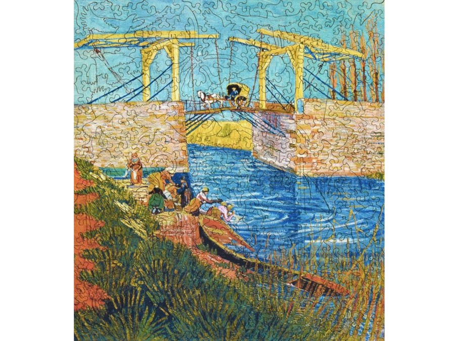 Puzzles Liberty Puzzles | The Langlois Bridge At Arles With Women Washing