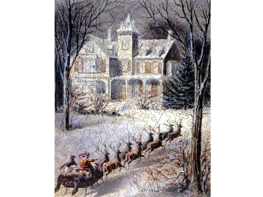 Puzzles Liberty Puzzles | Snowy Sleigh Ride