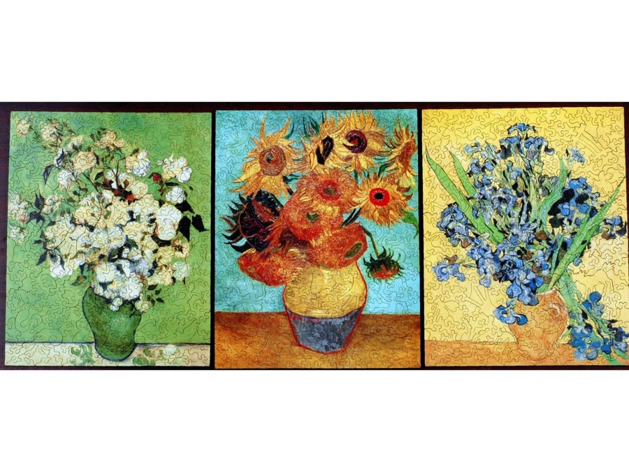 Puzzles Liberty Puzzles | Van Gogh Flower Trio