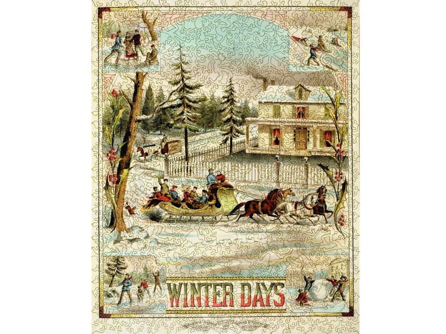 Puzzles Liberty Puzzles | Vintage Winter Days