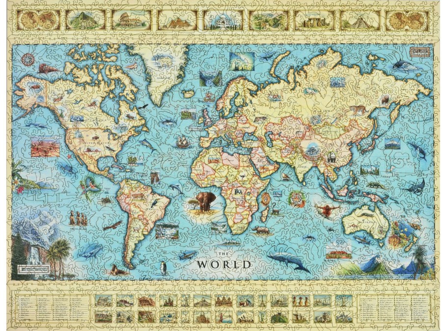 Puzzles Xplorer Maps | The World Map