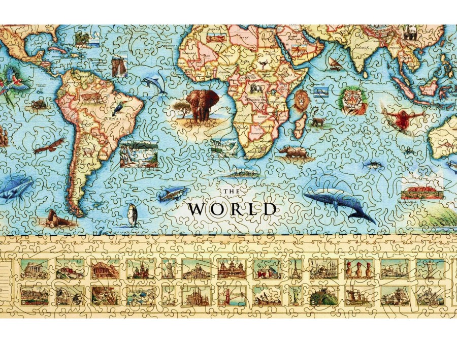 Puzzles Xplorer Maps | The World Map